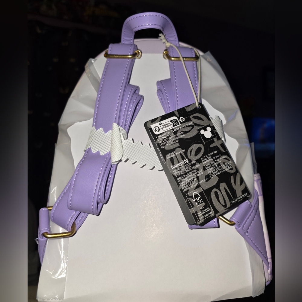 Brand New! Loungefly Disney Hercules Meg & The Muses Mini Backpack - Picture 3 of 8